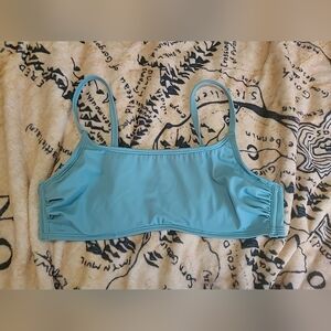 Shade And Shore Blue Bikini Top Size 36C